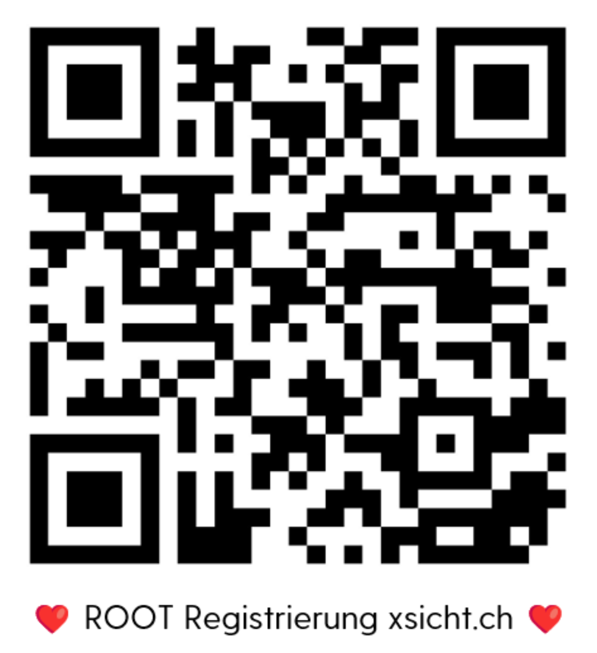 ROOT Registrierung xsicht ch